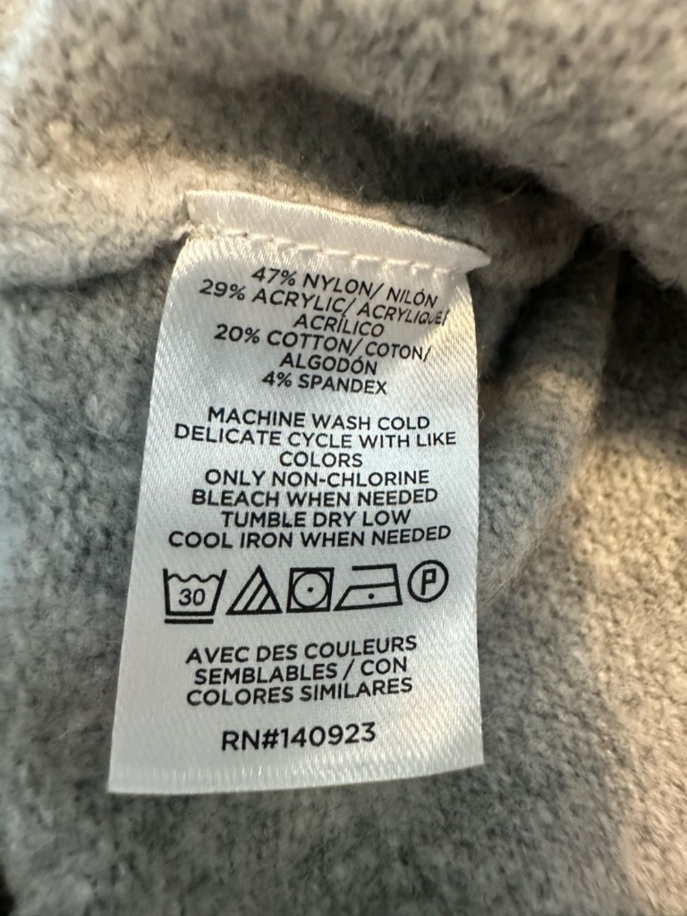 LOFT Petite Light Gray Cropped V‑Neck Cardigan Sweater - XSP - Picture 4 of 4